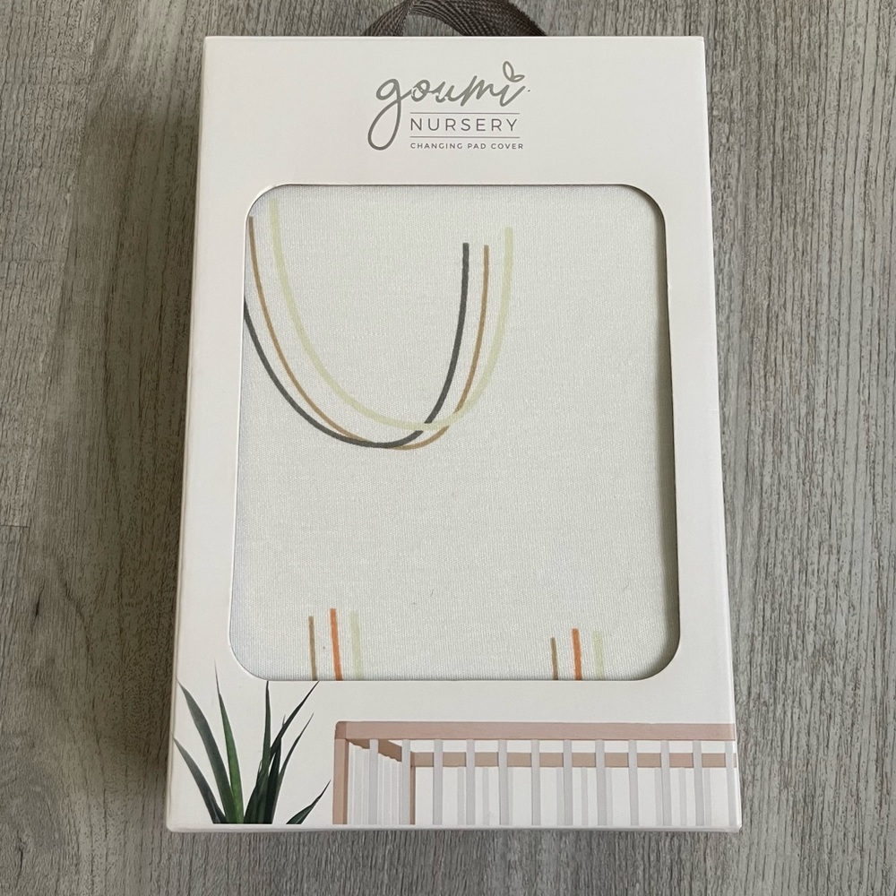 Goumi organic cotton changing pad cover